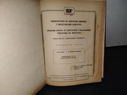 74- Metodología De La Investigación Social - Sep - 1978