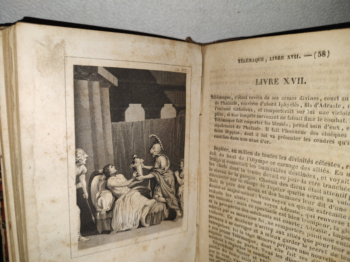59- Les Aventures De Télémaque, Fils D'Ulysses - F. Salignac De La Mothe Fénelon - Paris, Librairie De Rosa Et Bouret, 1856
