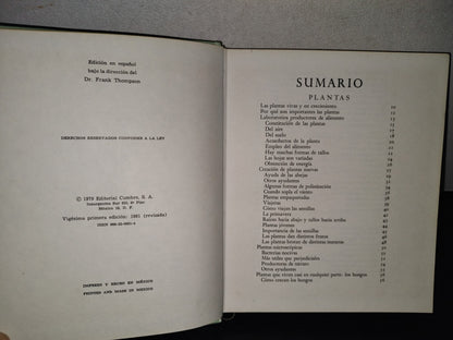 145- Mis Primeros Conocimientos. Plantas, Culebras, Conservación. Editorial Cumbre 1981