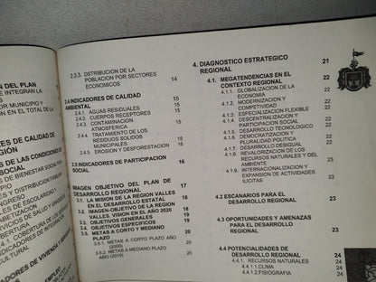 99- Plan De Desarrollo Regional. Región 11 Valles - Gobierno Del Estado De Jalisco - 90'S