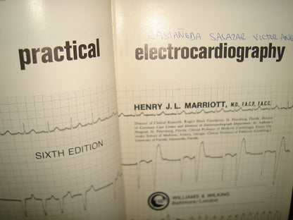 160- Electrocardiografía Práctica / Practical Electrocardiography Henry J. L. Marriott - 1981