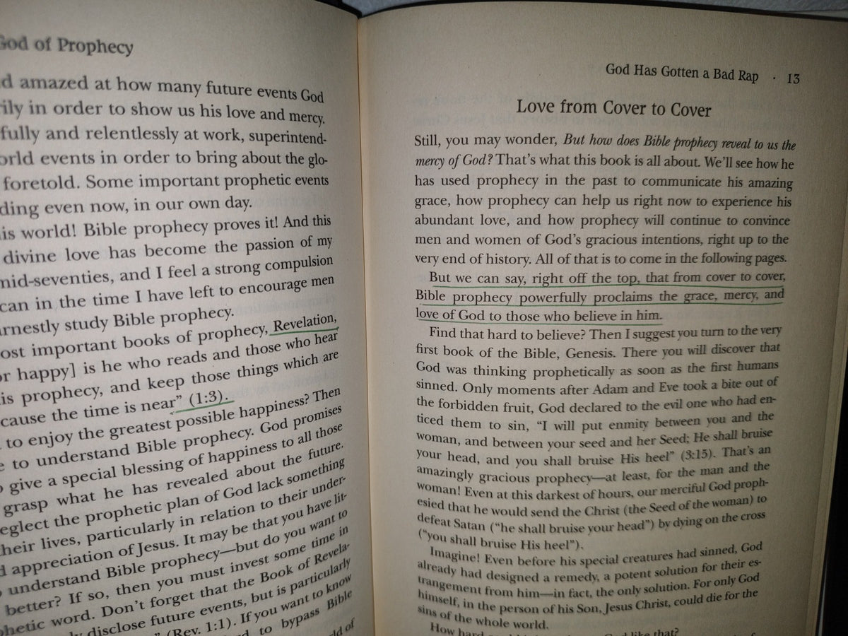 153- The Merciful God Of Prophecy. His Loving Plan For You In The End Times - Tim Lahaye - First Warner Books Printing: October 2002
