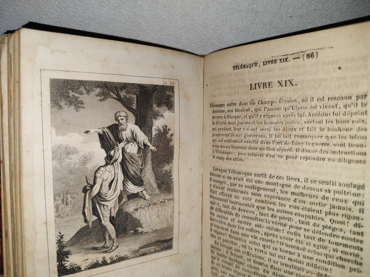 59- Les Aventures De Télémaque, Fils D'Ulysses - F. Salignac De La Mothe Fénelon - Paris, Librairie De Rosa Et Bouret, 1856