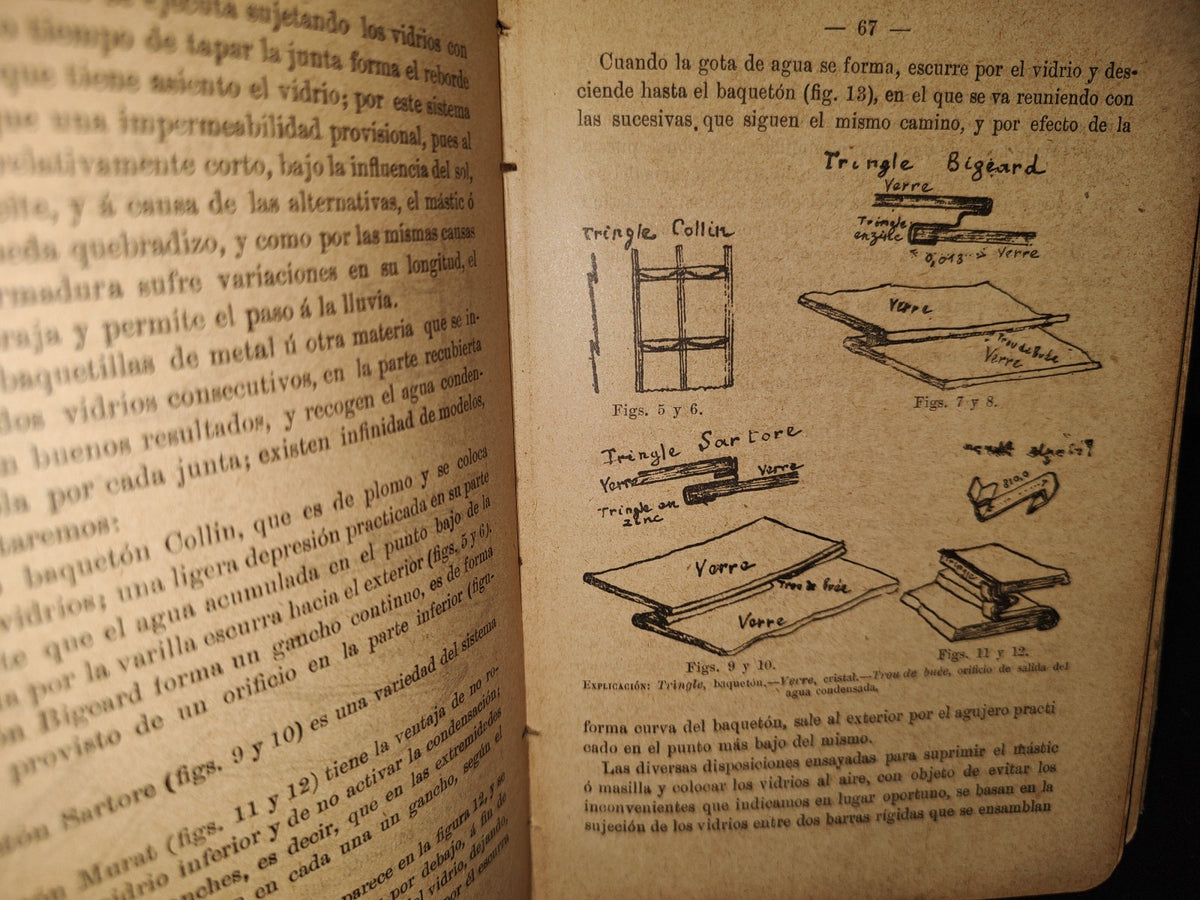 64- Pequeña Enciclopedia Práctica De Construcción 8. Pintura, Vidriería, Decoración, Empedrados, Embaldosados - Antonio Aguirre - 1899