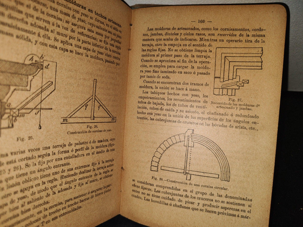64- Pequeña Enciclopedia Práctica De Construcción 8. Pintura, Vidriería, Decoración, Empedrados, Embaldosados - Antonio Aguirre - 1899