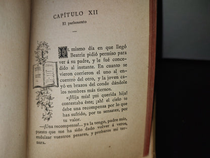 63- Beatriz Por La Condesa De Veilles. Barcelona. Imprenta Y Librería De Subirana Hermanos - 1894