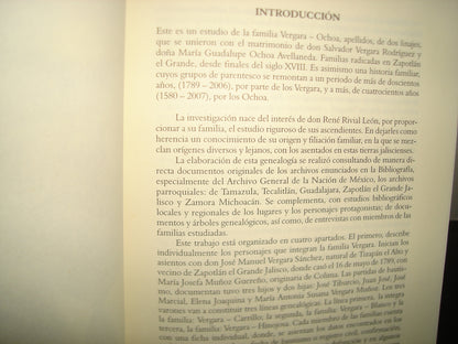 160- Apuntes Genealógicos De La Familia Vergara Ochoa - María Guadalupe Paredes López