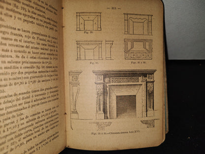 64- Pequeña Enciclopedia Práctica De Construcción 8. Pintura, Vidriería, Decoración, Empedrados, Embaldosados - Antonio Aguirre - 1899