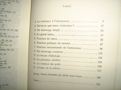 7- Francés - Revel. La Connaissance Inutile - Jean-Francois