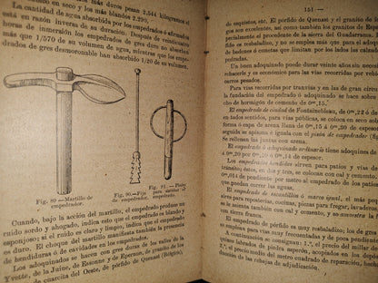 64- Pequeña Enciclopedia Práctica De Construcción 8. Pintura, Vidriería, Decoración, Empedrados, Embaldosados - Antonio Aguirre - 1899