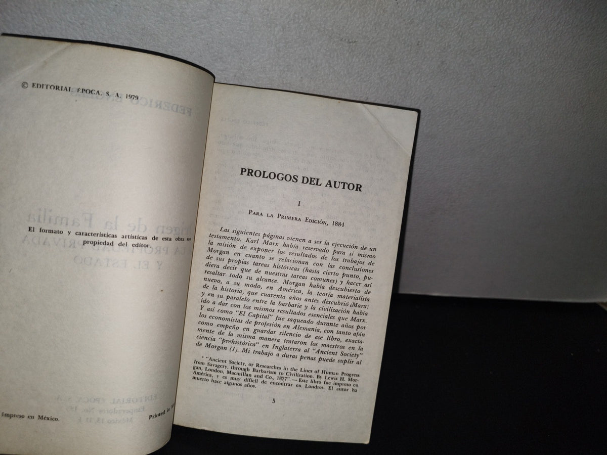 80- Marx Y Engels. El Origen De La Familia, La Propiedad Privada Y El Estado