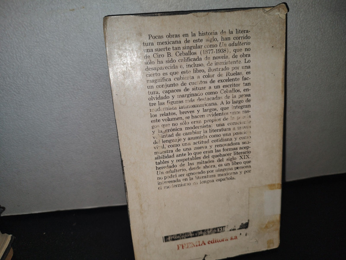 34- La Matraca. Un Adulterio - Ciro B. Ceballos