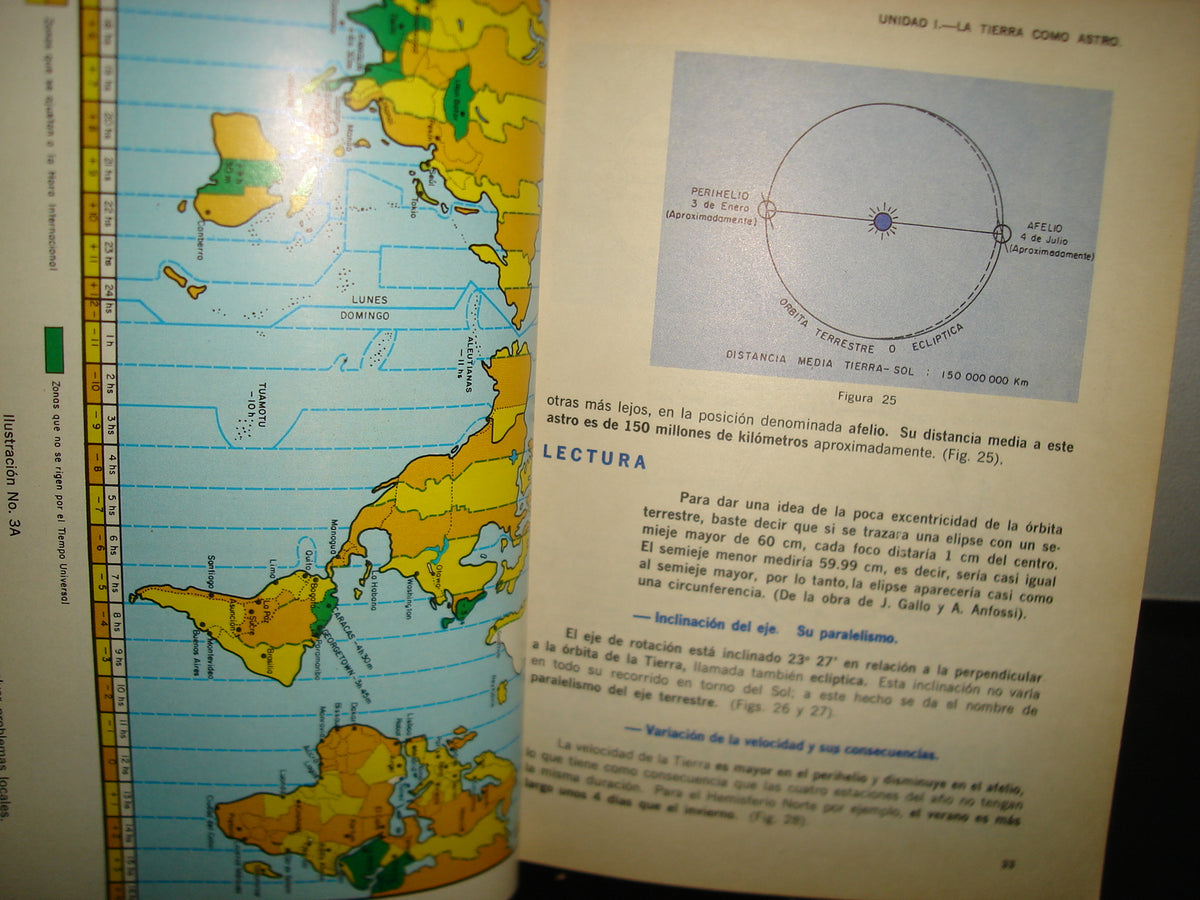 26- La Tierra. Geografía Física Y Humana - Yolanda Cordero Melo, Herlinda García Lecuona, Carmen Santín García. Primer Curso - Editorial Herrero. 1970