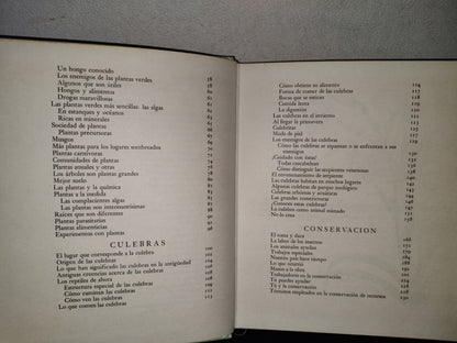145- Mis Primeros Conocimientos. Plantas, Culebras, Conservación. Editorial Cumbre 1981