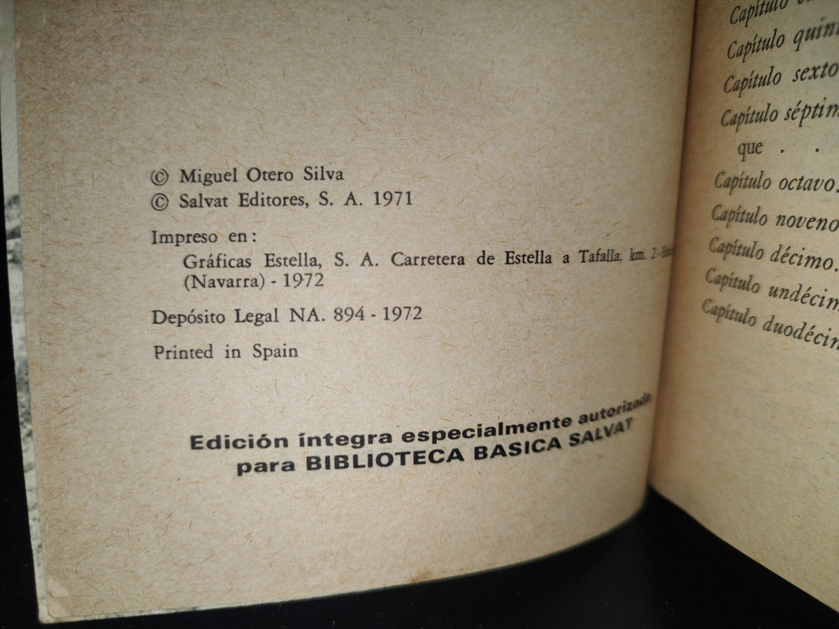 84- Casas Muertas - Miguel Otero Silva - 1972