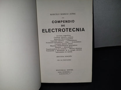 68- Compendio De Electrotecnia - Marcelo Barrau