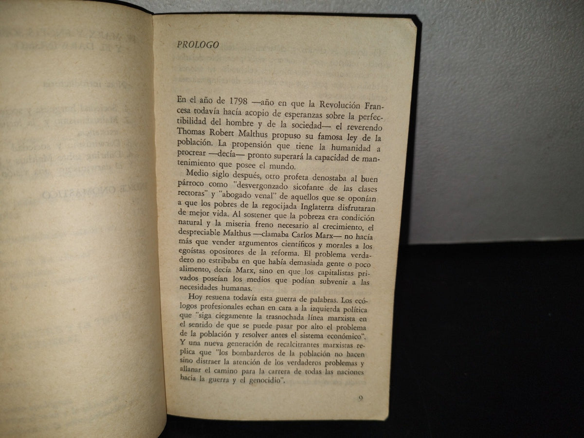 101- Marx, Engels Y La Explosión Demográfica - Editorial Extemporáneos. México - 1A. Ed. 1973
