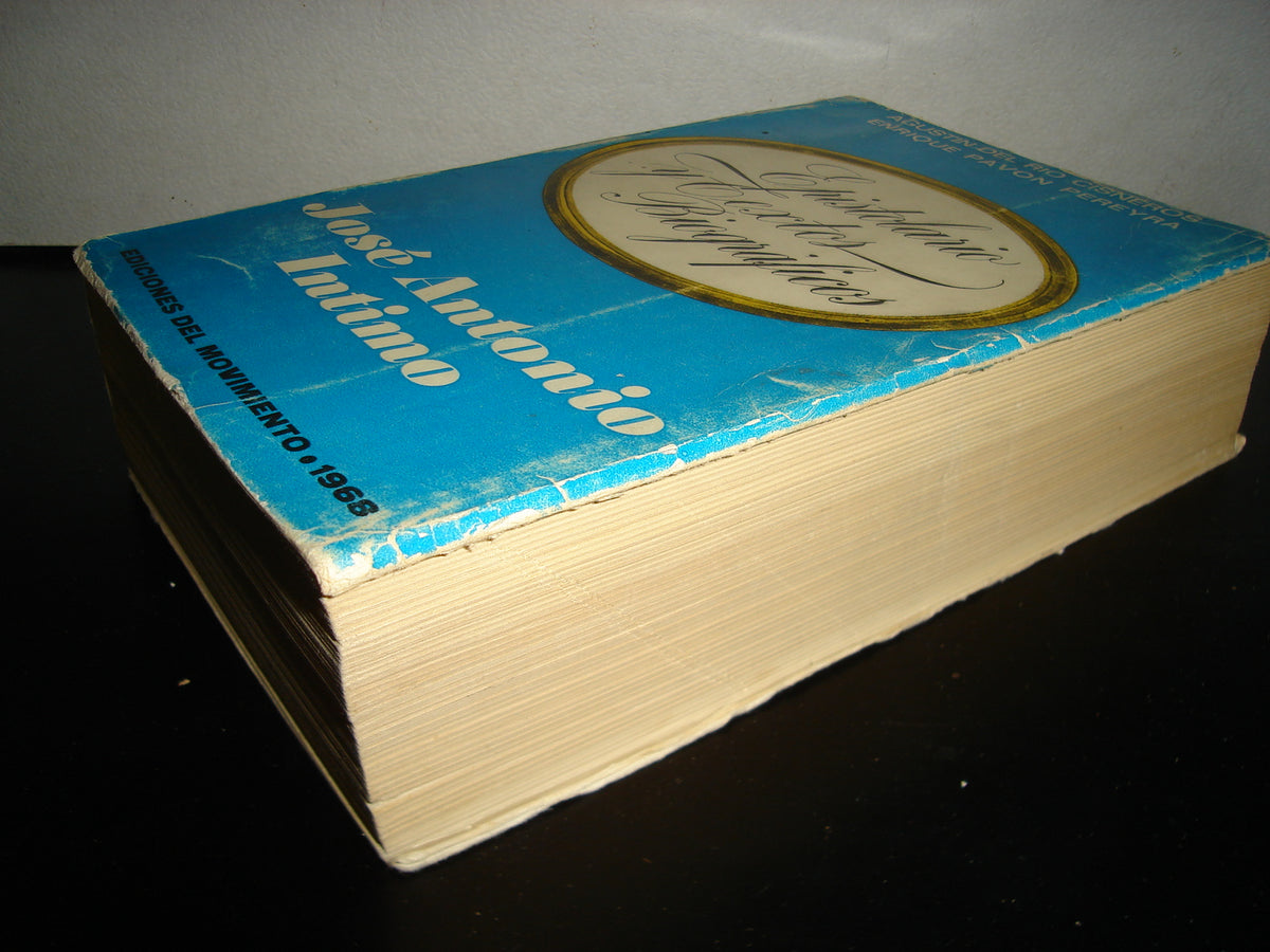 167- Textos Biográficos Y Epistolario - José Antonio Íntimo - Ediciones Del Movimiento, 1968