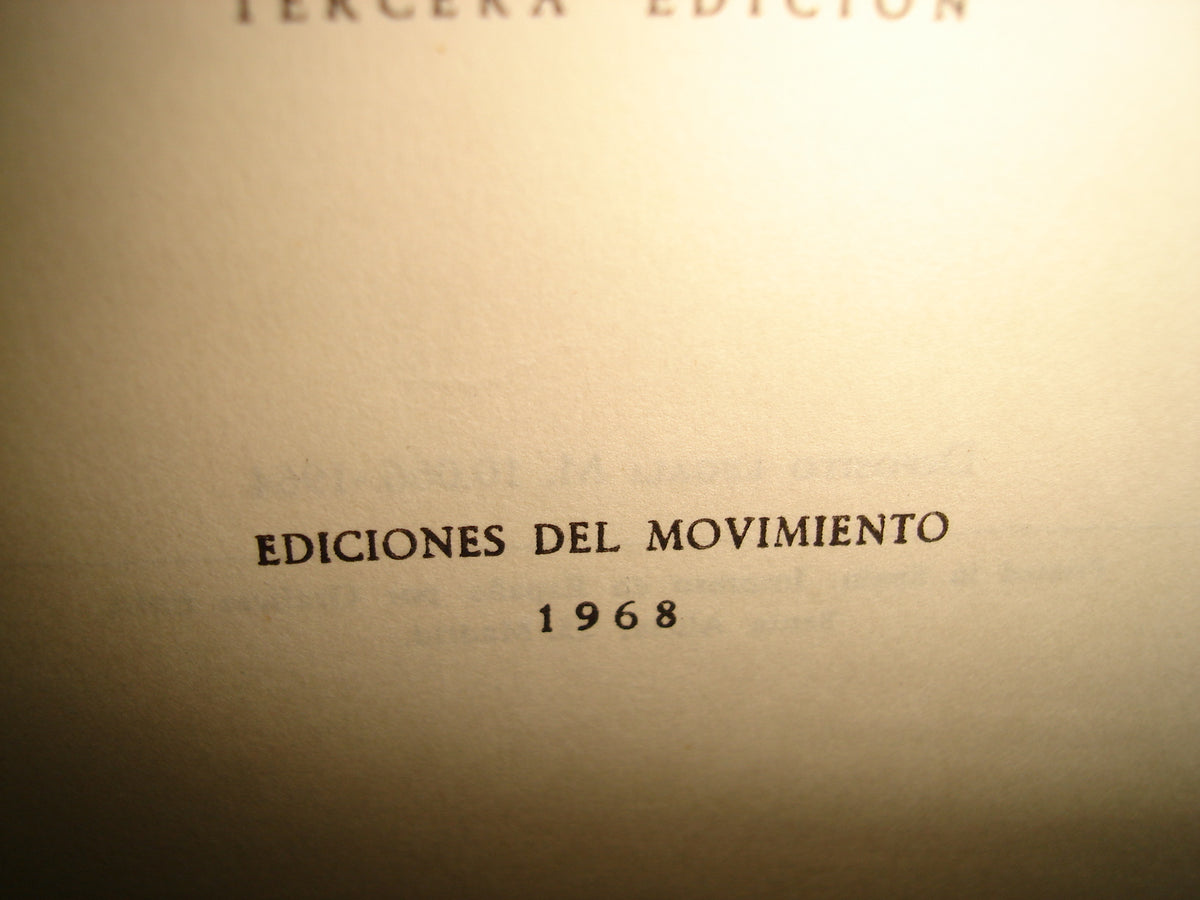 167- Textos Biográficos Y Epistolario - José Antonio Íntimo - Ediciones Del Movimiento, 1968