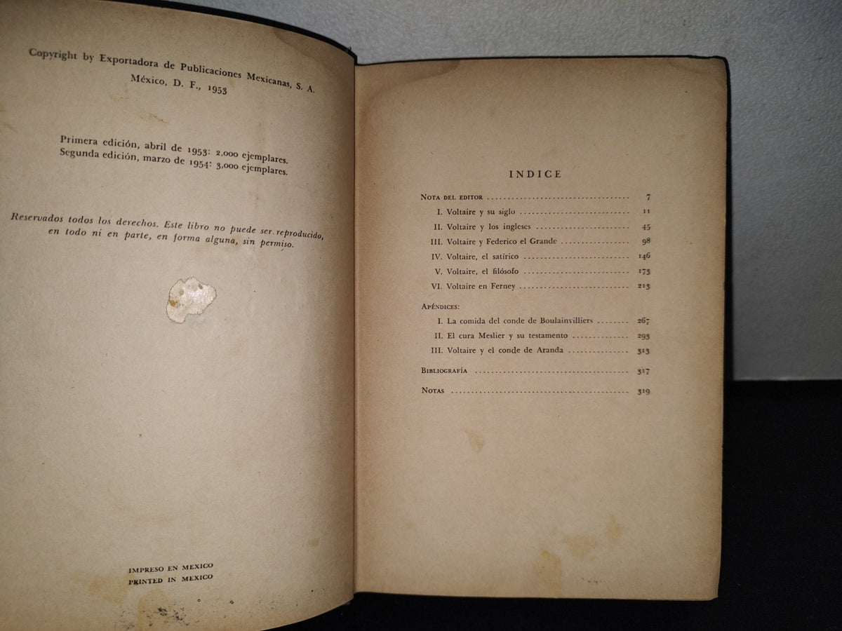 75- Voltaire - David Federico Strauss - Biografías Grandesa 1954