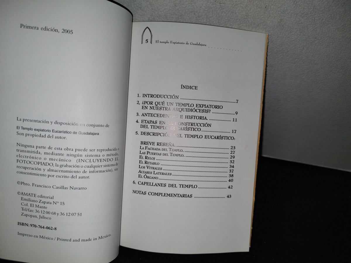 188- El Templo Expiatorio De Guadalajara - Francisco Casillas Navarro - Primera Edición 2005