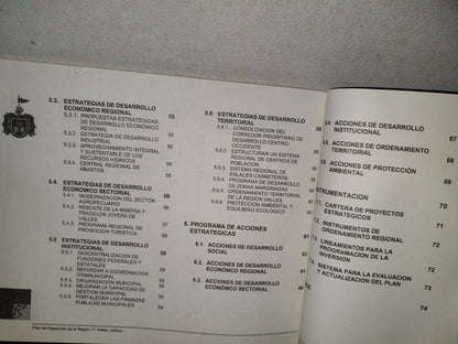 99- Plan De Desarrollo Regional. Región 11 Valles - Gobierno Del Estado De Jalisco - 90'S