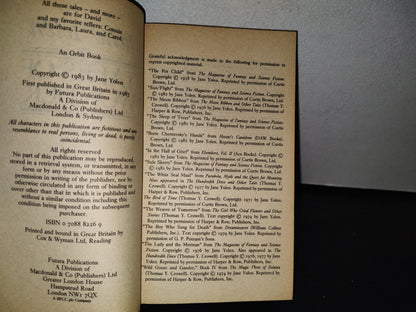 87-2- Tales Of Wonder - Jane Yolen - First Published In Great Britain 1987