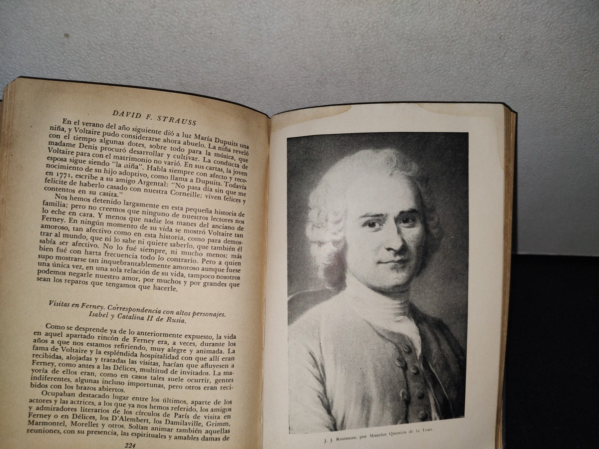 75- Voltaire - David Federico Strauss - Biografías Grandesa 1954