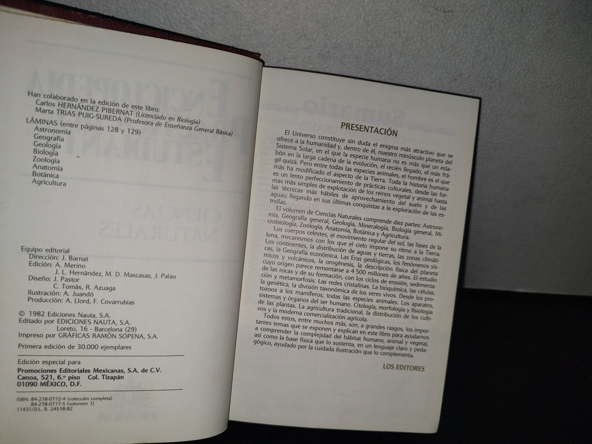 80- Enciclopedia Práctica Del Estudiante 7. Ciencias Naturales - Promexa - 1982