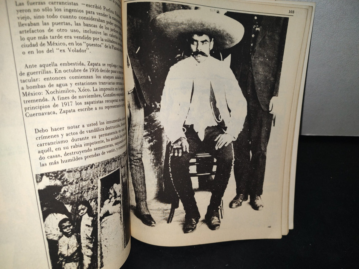 74- El Amor A La Tierra. Emiliano Zapata - Enrique Krauze. Fondo De Cultura Económica. Biografías Del Poder / 3