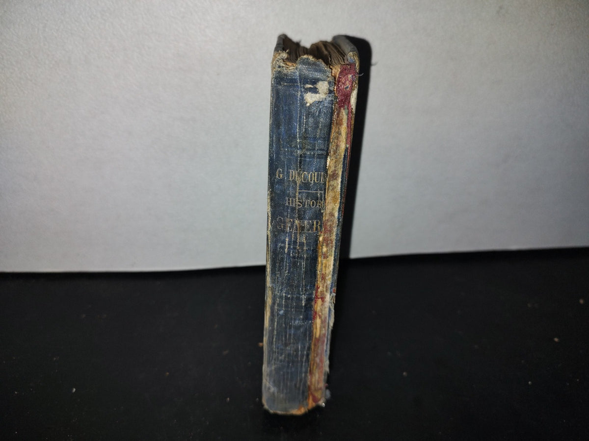 63- Curso De Historia. Compendio De Historia General - G. Ducoudray - 1890