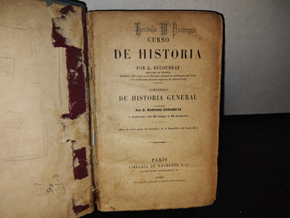 63- Curso De Historia. Compendio De Historia General - G. Ducoudray - 1890
