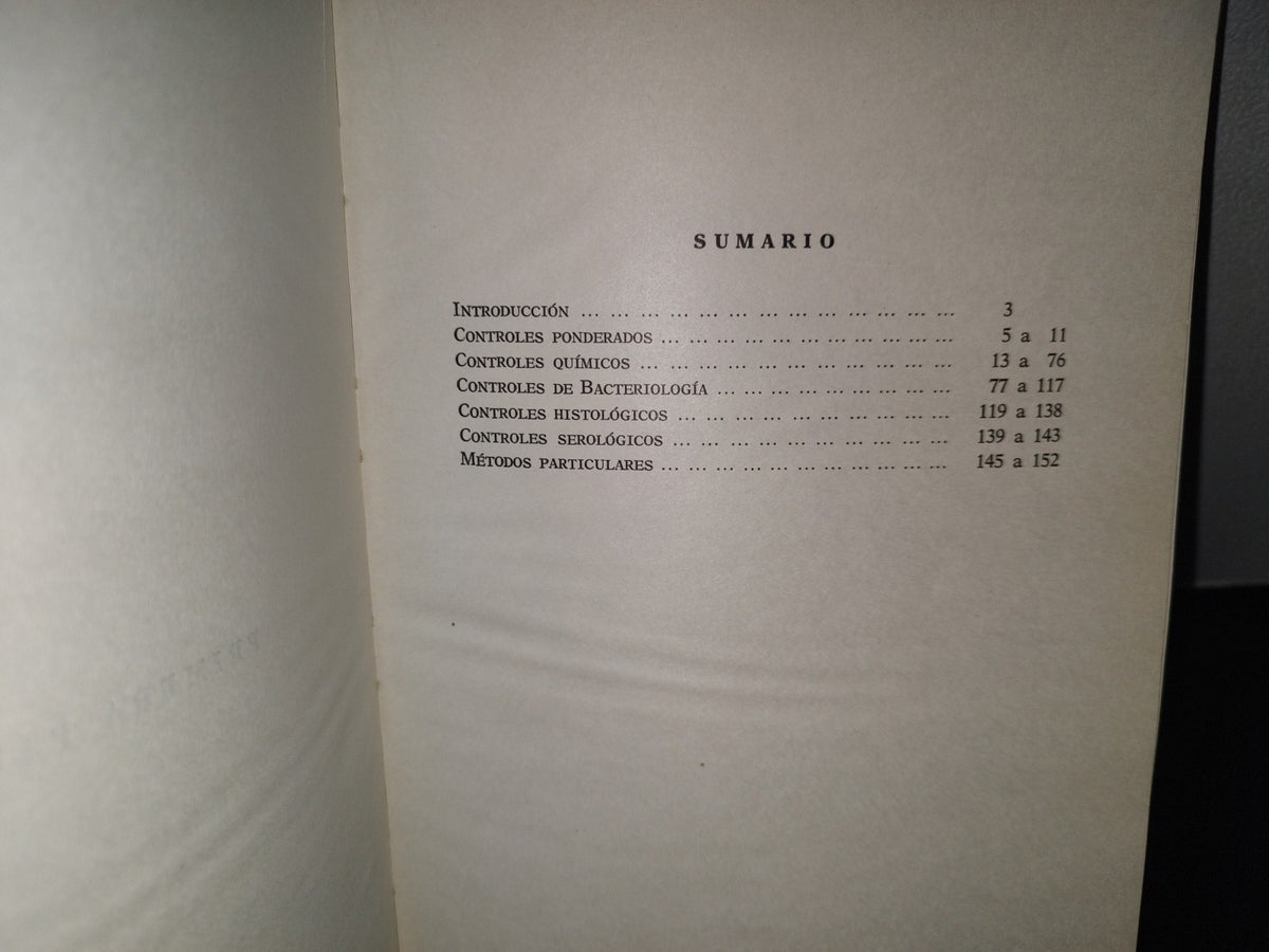 114- Métodos De Análisis De La Industria Charcutera - Editorial Acribia. Zaragoza - 1974
