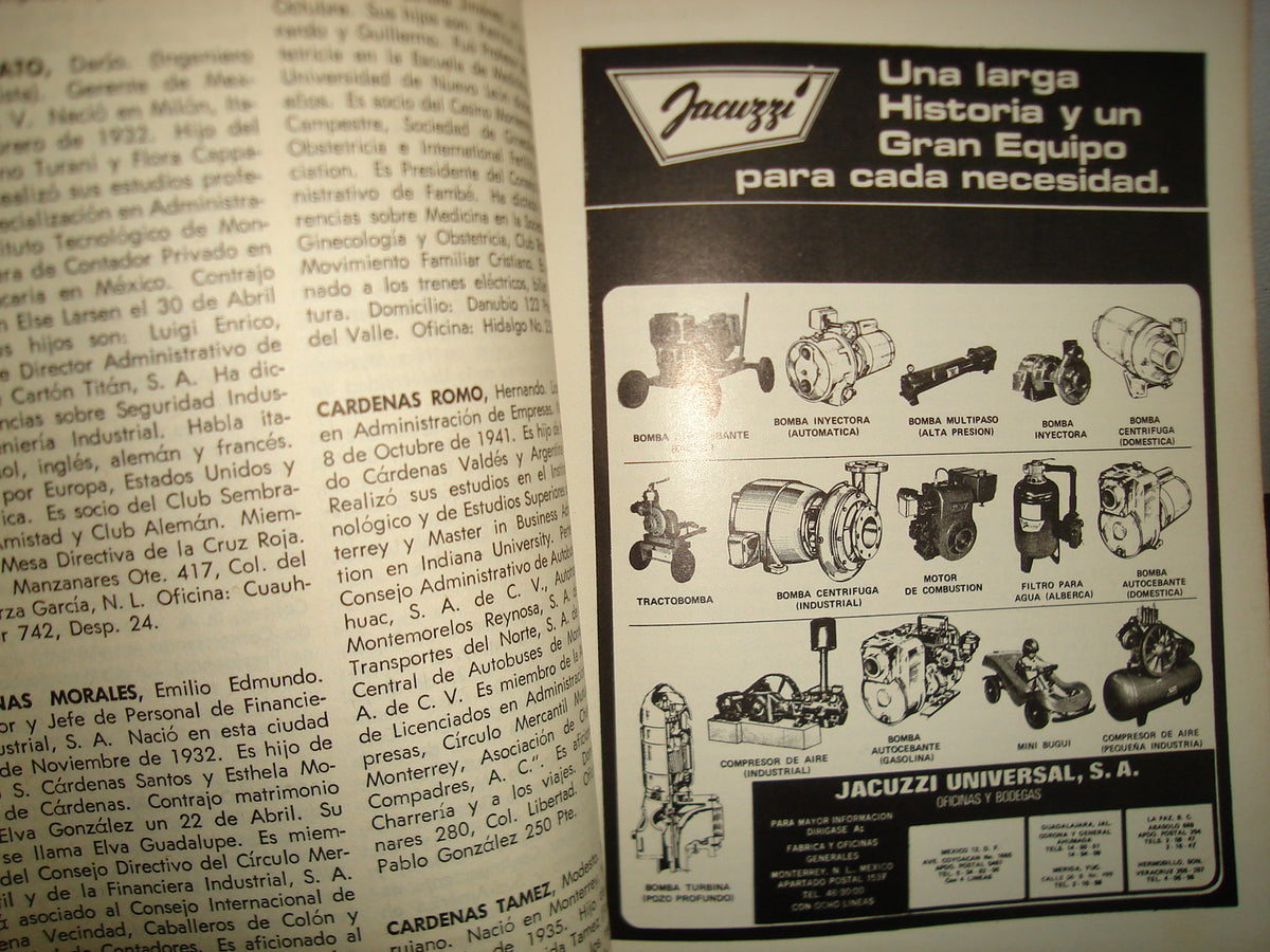 160- Quién Es Quién En Monterrey - Edición 1976-77