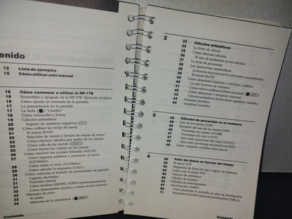 66- Hewlett Packard. Business Calculator. Manual Del Propietario. Hp-17B - Primera Edición 1987