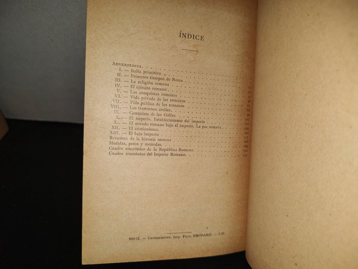199- Historia Romana. Los Orígenes. Las Conquistas, El Imperio - A. Malet - 1922