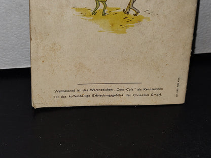 A10C1-2- Antiguo Pequeño Manual Alemán De Cocteles De Coca-Cola. Prickelnde Anregungen - 50'S