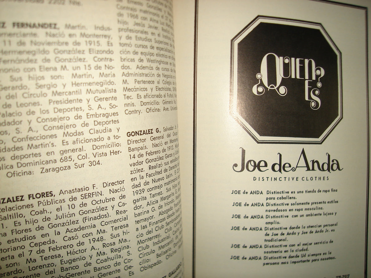 160- Quién Es Quién En Monterrey - Edición 1976-77