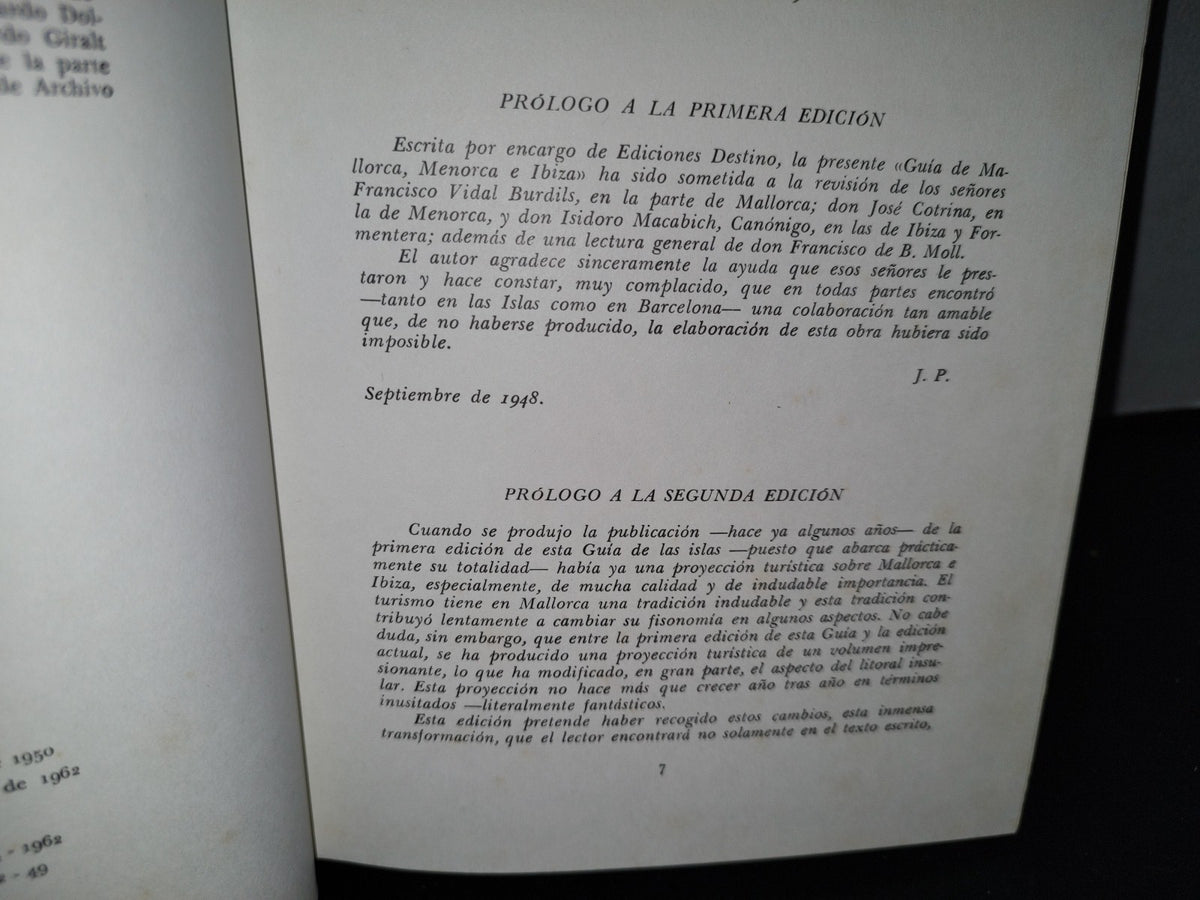 54- Mallorca, Menorca E Ibiza - José Pla - Ediciones Destino, Barcelona, 1962