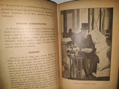 60- Francés- Le Transvaal Et L'Angleterre En Afrique Du Sud - Georges Aubert - Première Édition 1899