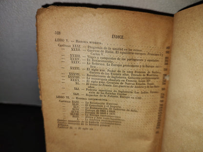 63- Curso De Historia. Compendio De Historia General - G. Ducoudray - 1890