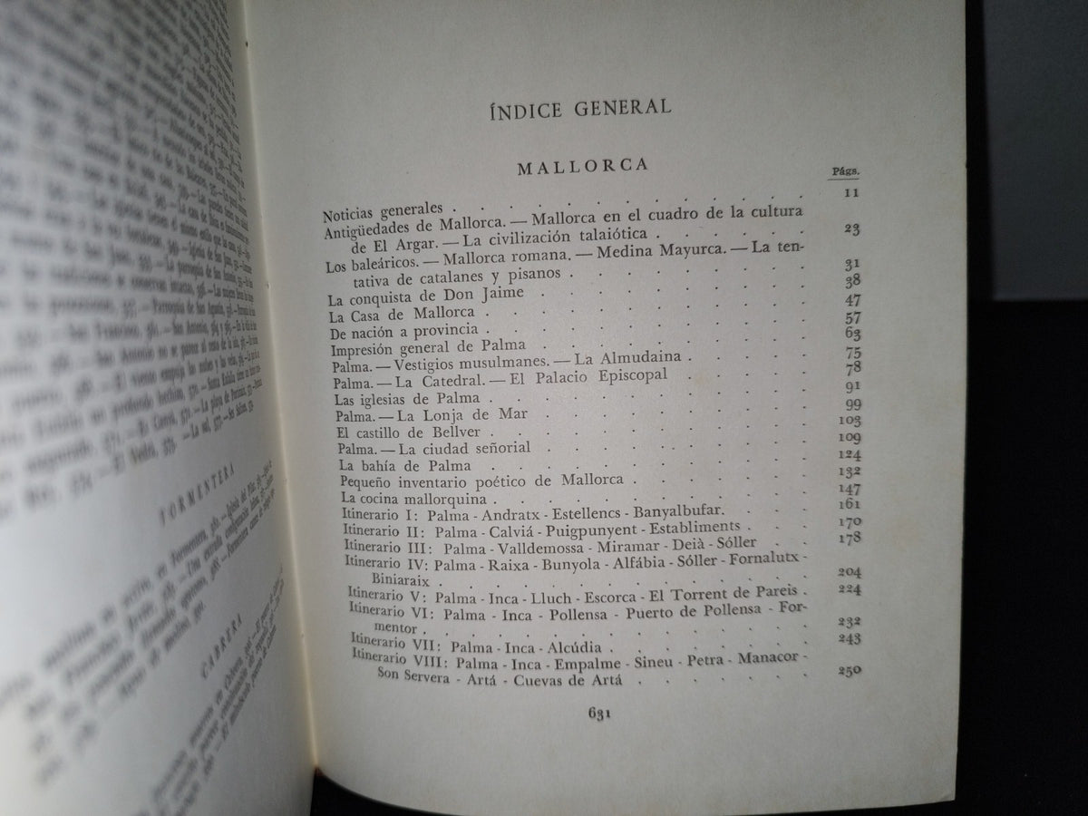 54- Mallorca, Menorca E Ibiza - José Pla - Ediciones Destino, Barcelona, 1962