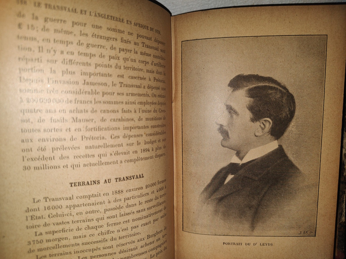 60- Francés- Le Transvaal Et L'Angleterre En Afrique Du Sud - Georges Aubert - Première Édition 1899