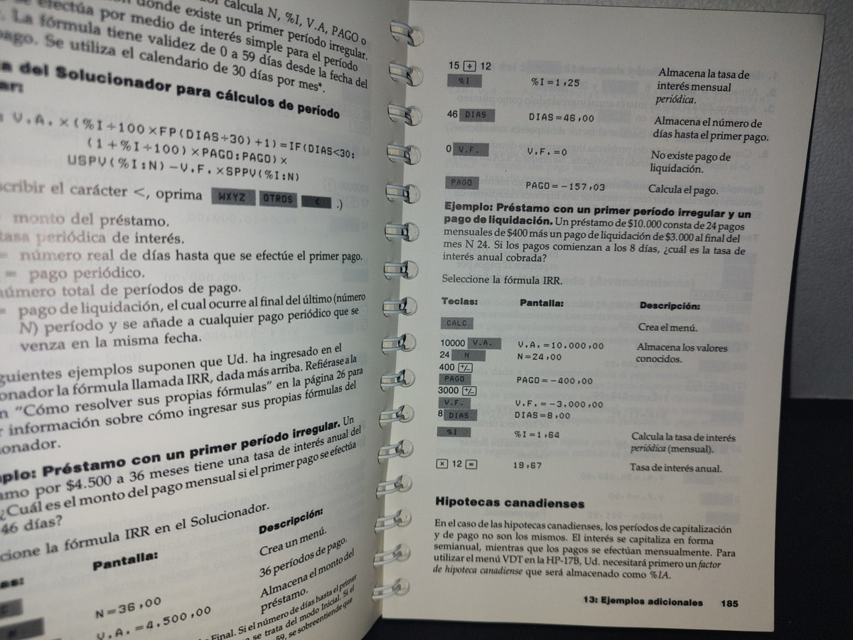 66- Hewlett Packard. Business Calculator. Manual Del Propietario. Hp-17B - Primera Edición 1987