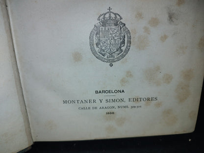 65- Historia General De España - Don Modesto Lafuente - Tomo Quinto - 1888