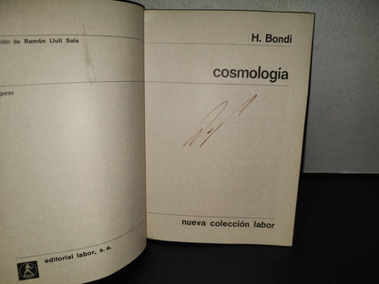 196- Cosmología - H. Bondi. Nueva Colección Labor - 1970