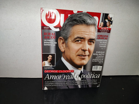 158- Revista Quién. George Clooney - Año 15, Julio 2014