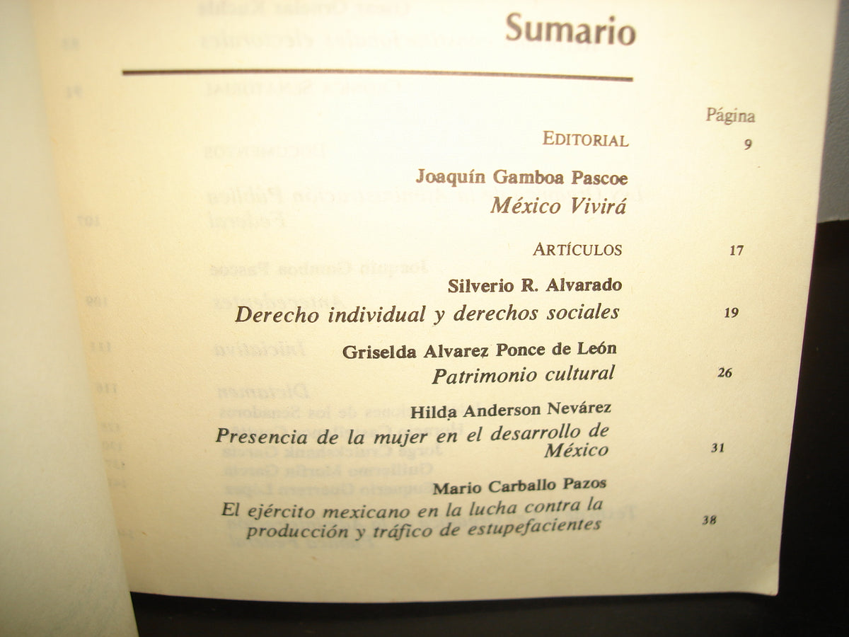 7- Senado Mexicano. Volumen I Diciembre 1976-Febrero 1977 Número 2