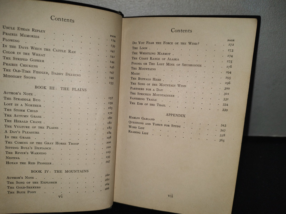 60- Inglés. Prairie Song And Western Story - Hamlin Garland. Allyn And Bacon - 1928