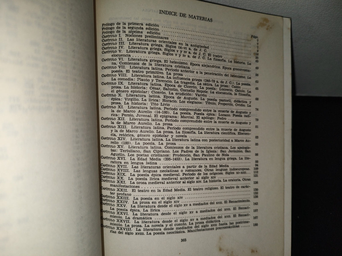75- Historia Universal De La Literatura - A. Millares Carlo - Editorial Esfinge, S. A., 1983